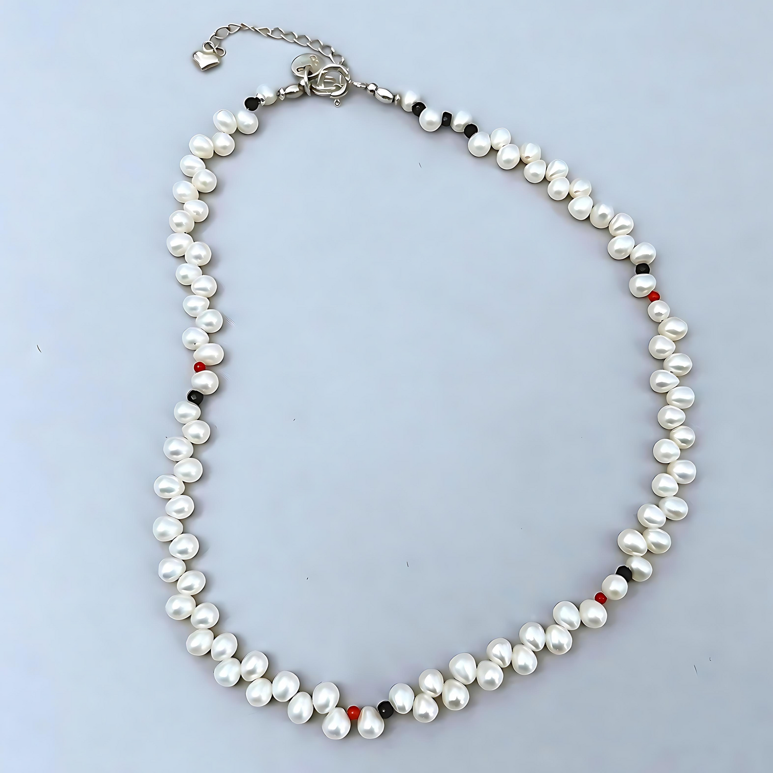 The LeBijouBijou_Funky_Pearls_The Le BijouBijou Funky Necklace is made with Freshwater_Pearls_Trendy_Pearls_
